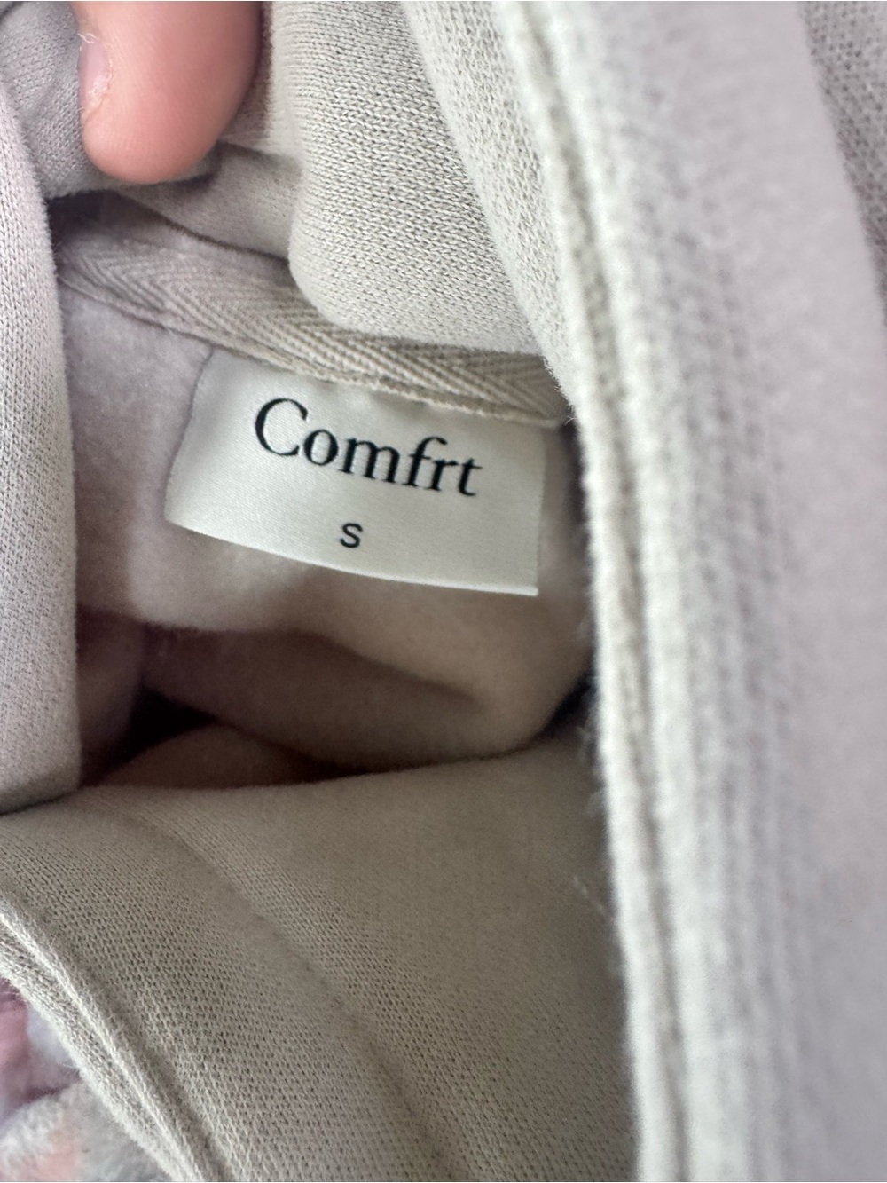 Comfrt Love Bundle- Cream (cotton) Hoodie and sweatpants - Picture 5 of 8